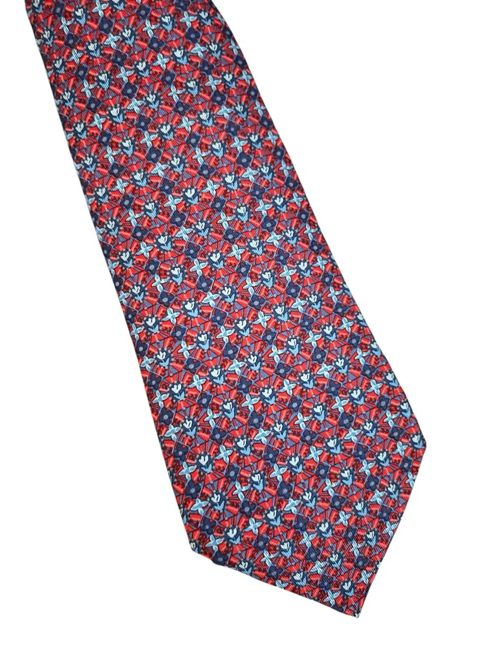 HERMÈS silk tie